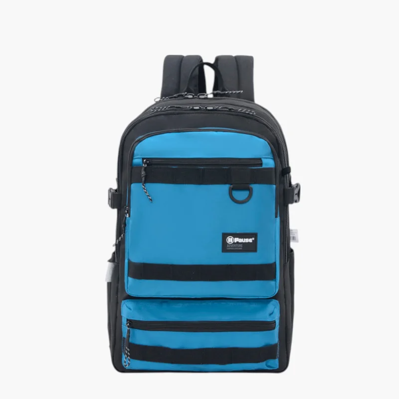 PAUSE Colourblock School Backpack for Kids
